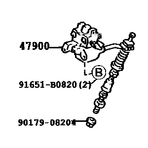 Lasteventil for Hiace 4790026543, 47900-26543