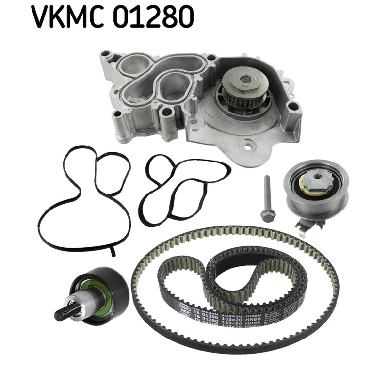 SKF Registerreimsett OCTAVIA III 1.4 13- med vannpumpe VKMC 01280