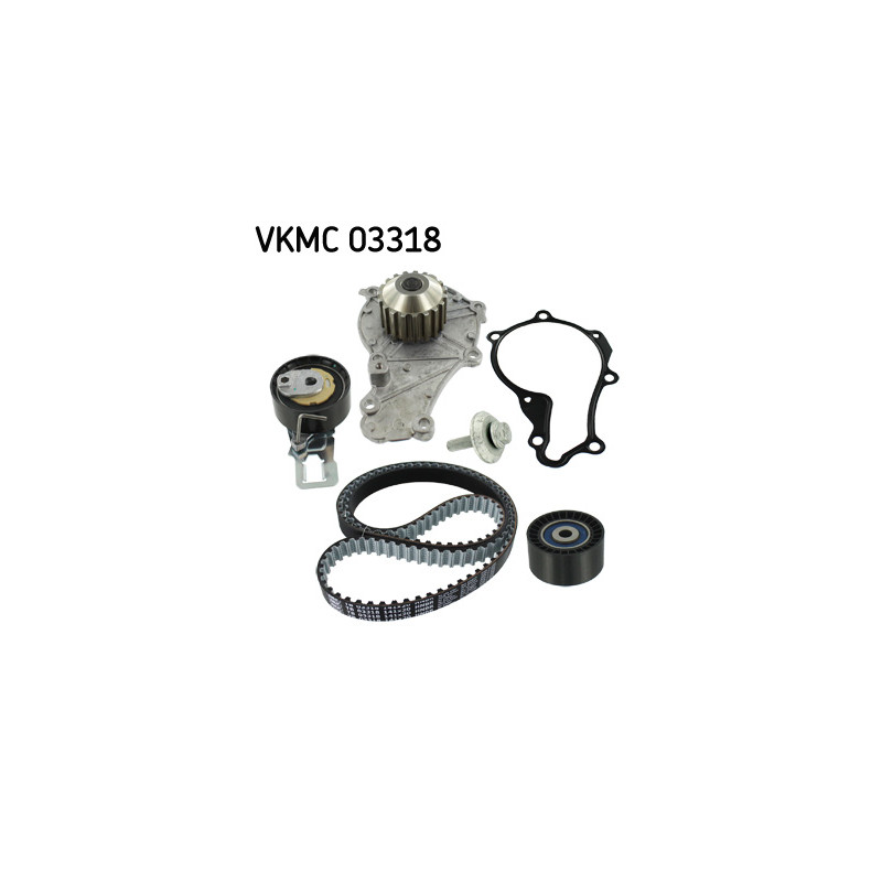 SKF Registerreimsett CITROEN C4 med vannpumpe VKMC 03318